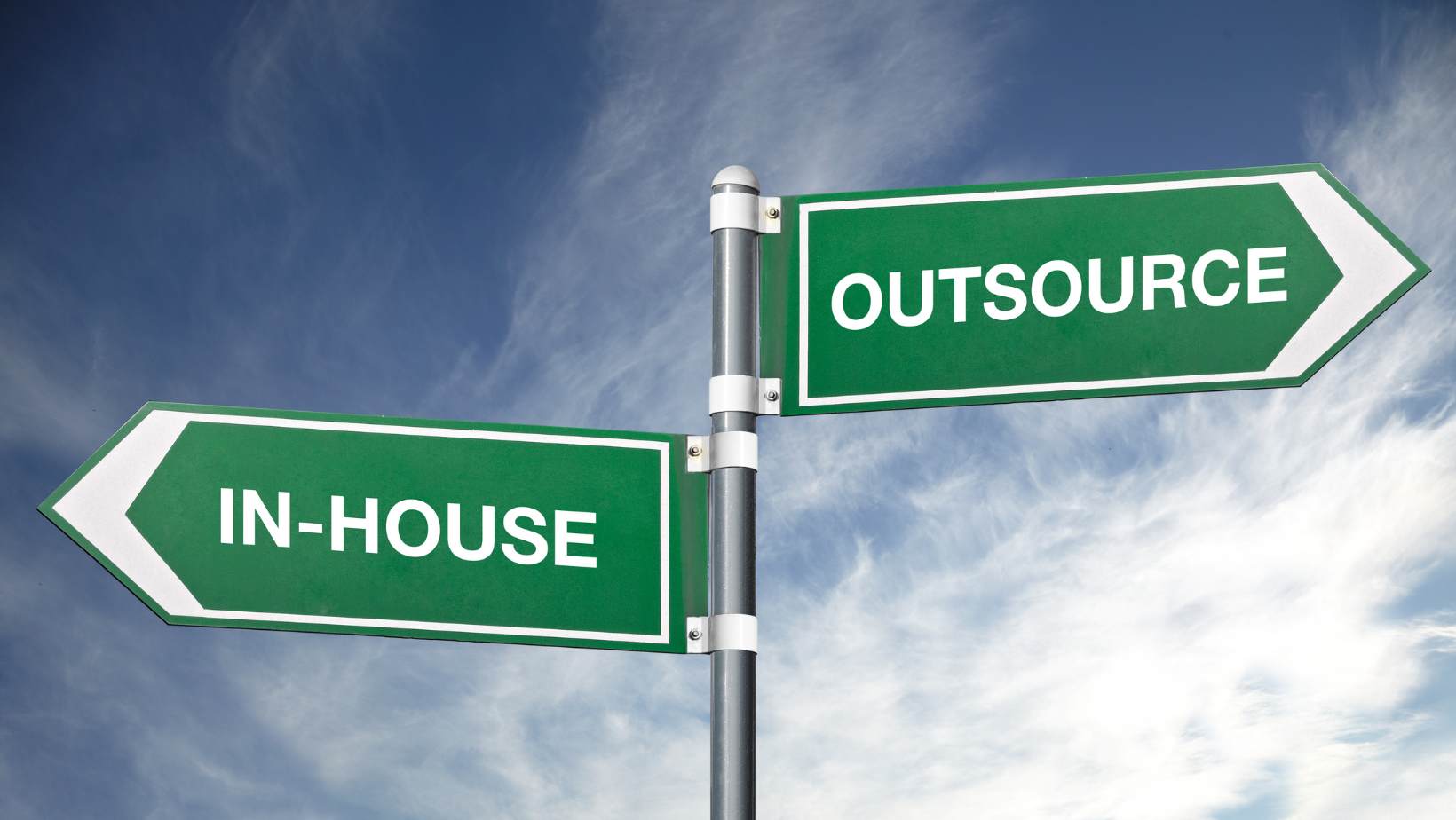 Is it better to outsource or hire your own?