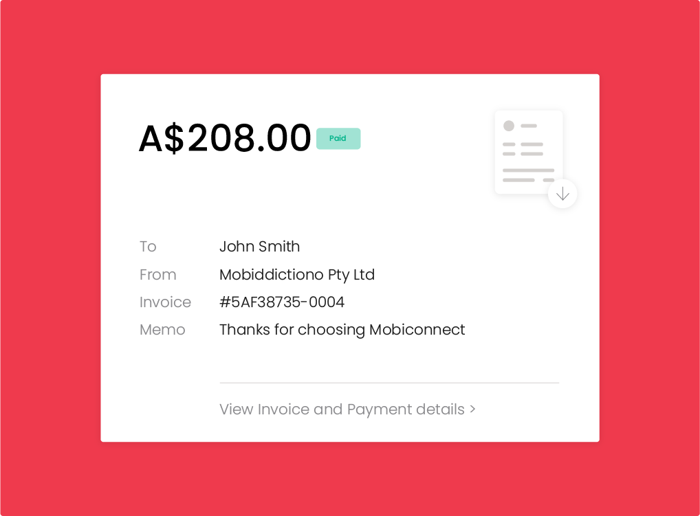 invoice integration expert australia