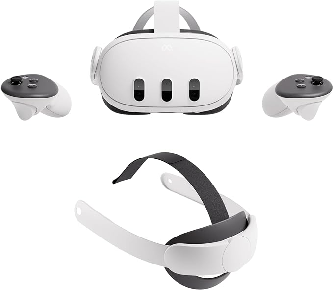 Meta Quest 3 headset with elite strap