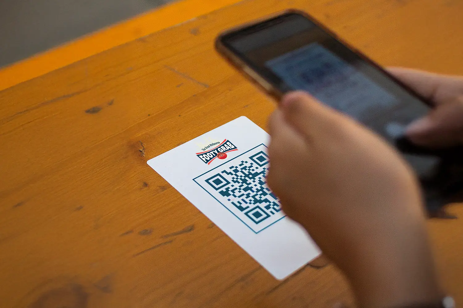 The Great Melbourne Footy Grab Portfolio 2 QR Code
