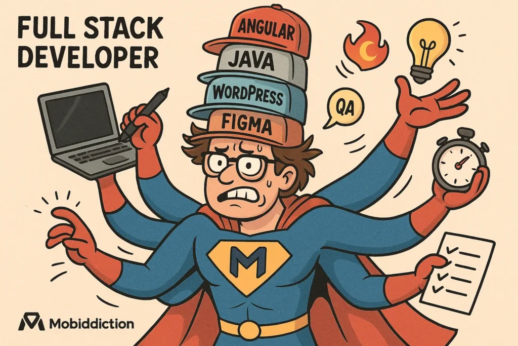 I got this I am a full stack developer at Mobiddiction