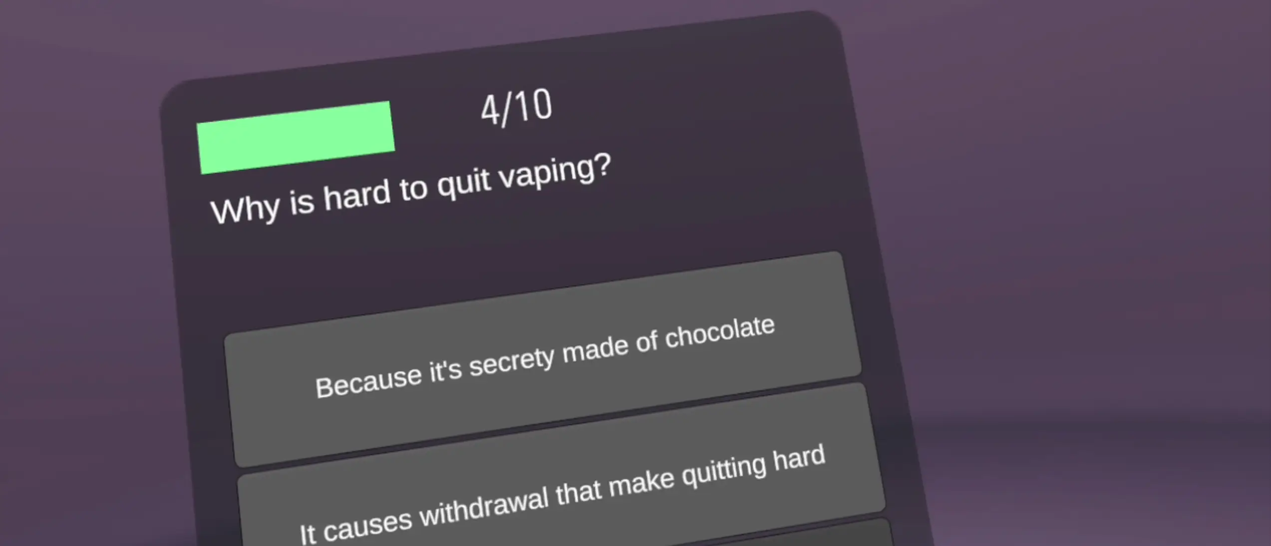 Vaping VR Why Is Hard To Quit Vaping