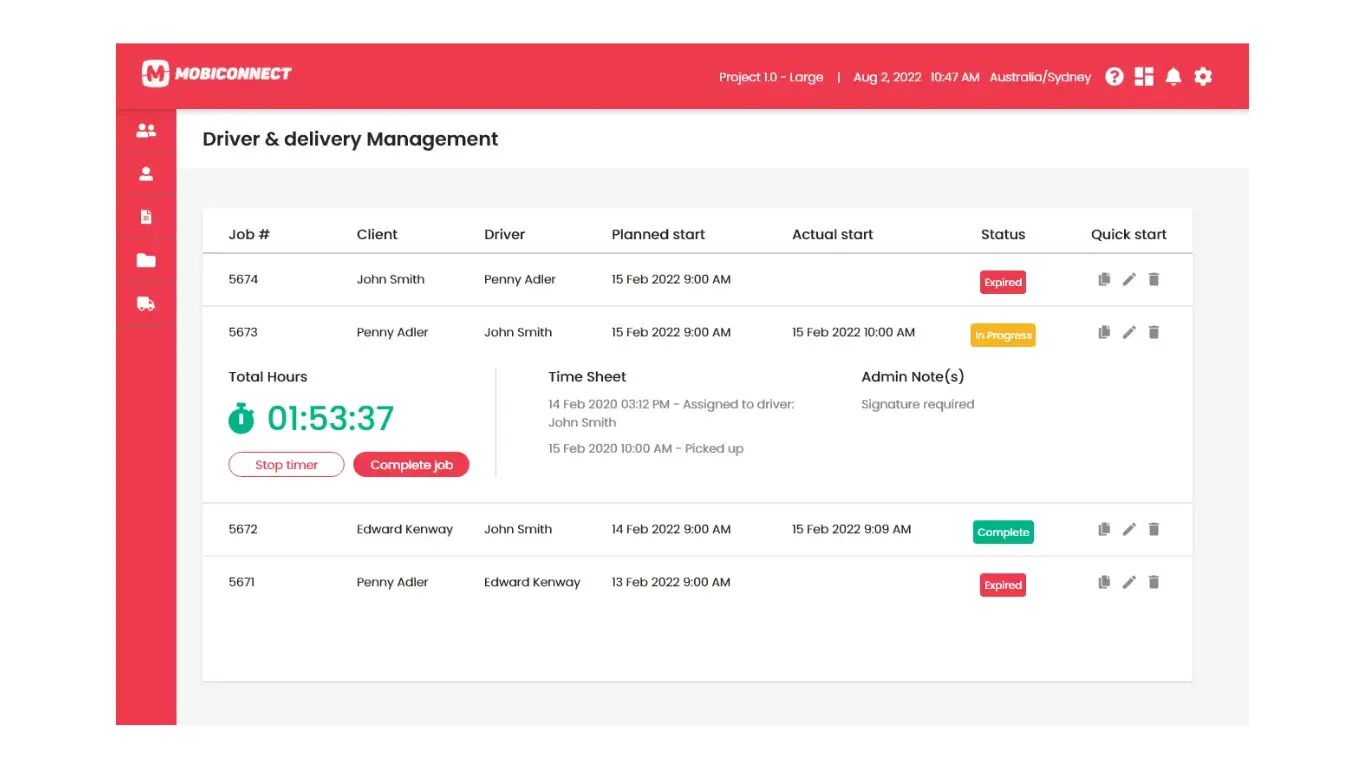 Mobiconnect Delivery