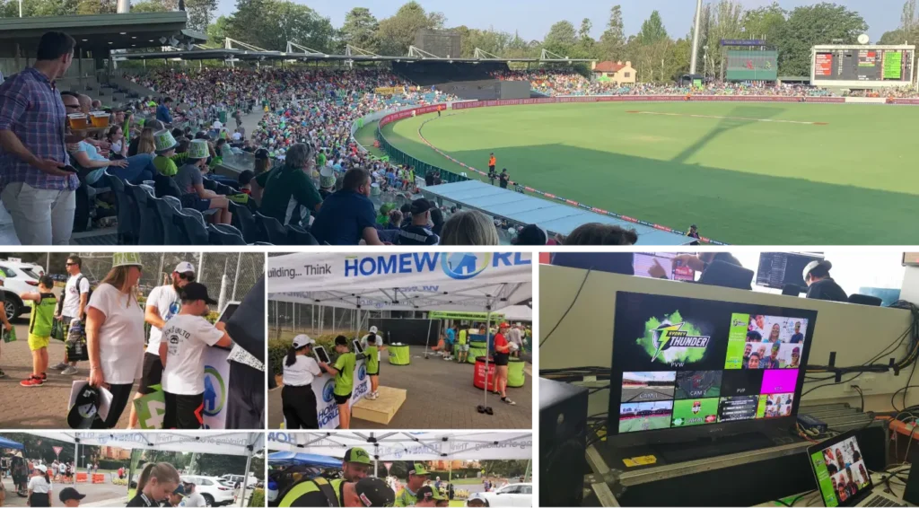 supporting stadiums with fan engagement and technology