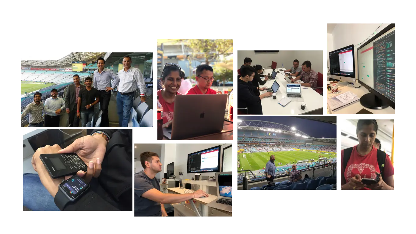 Our team are onsite and support